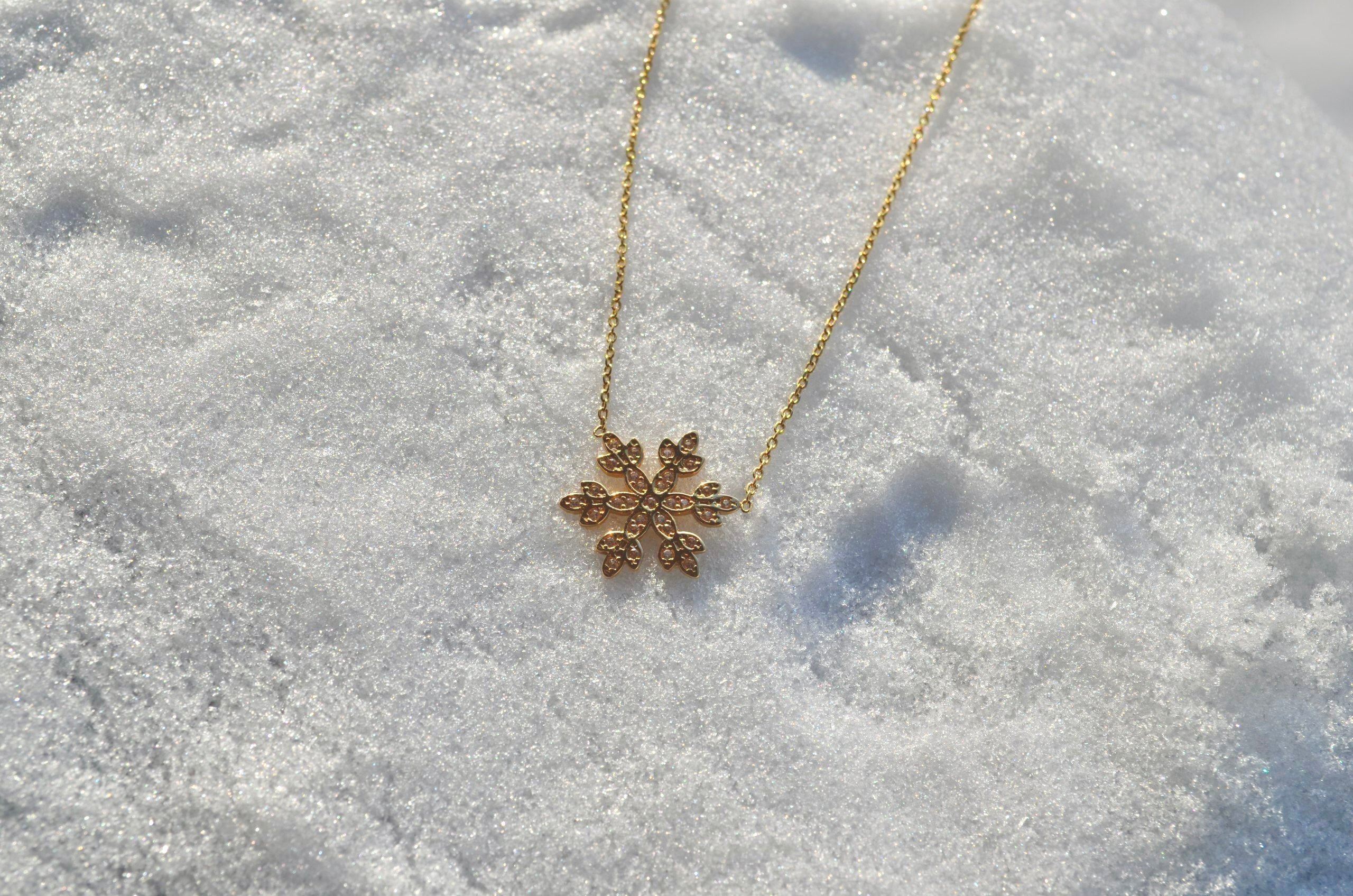 "For Me" Snowflake Necklace