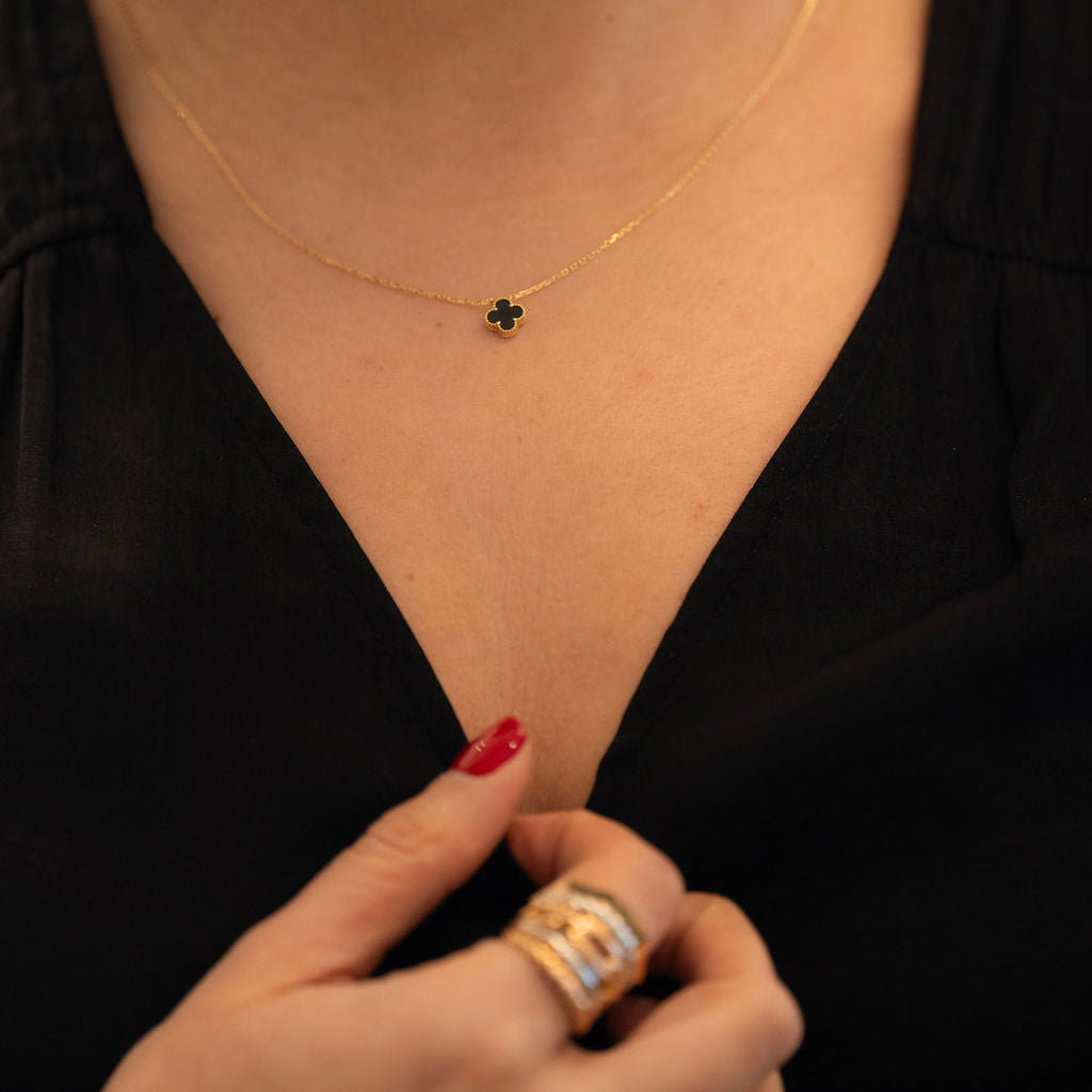 Midnight Clover - Necklace - Kia Concept Store