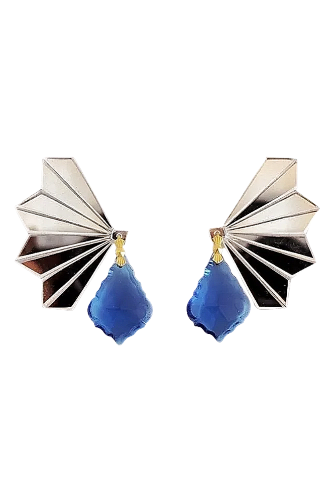 Mermaid Blue Earrings