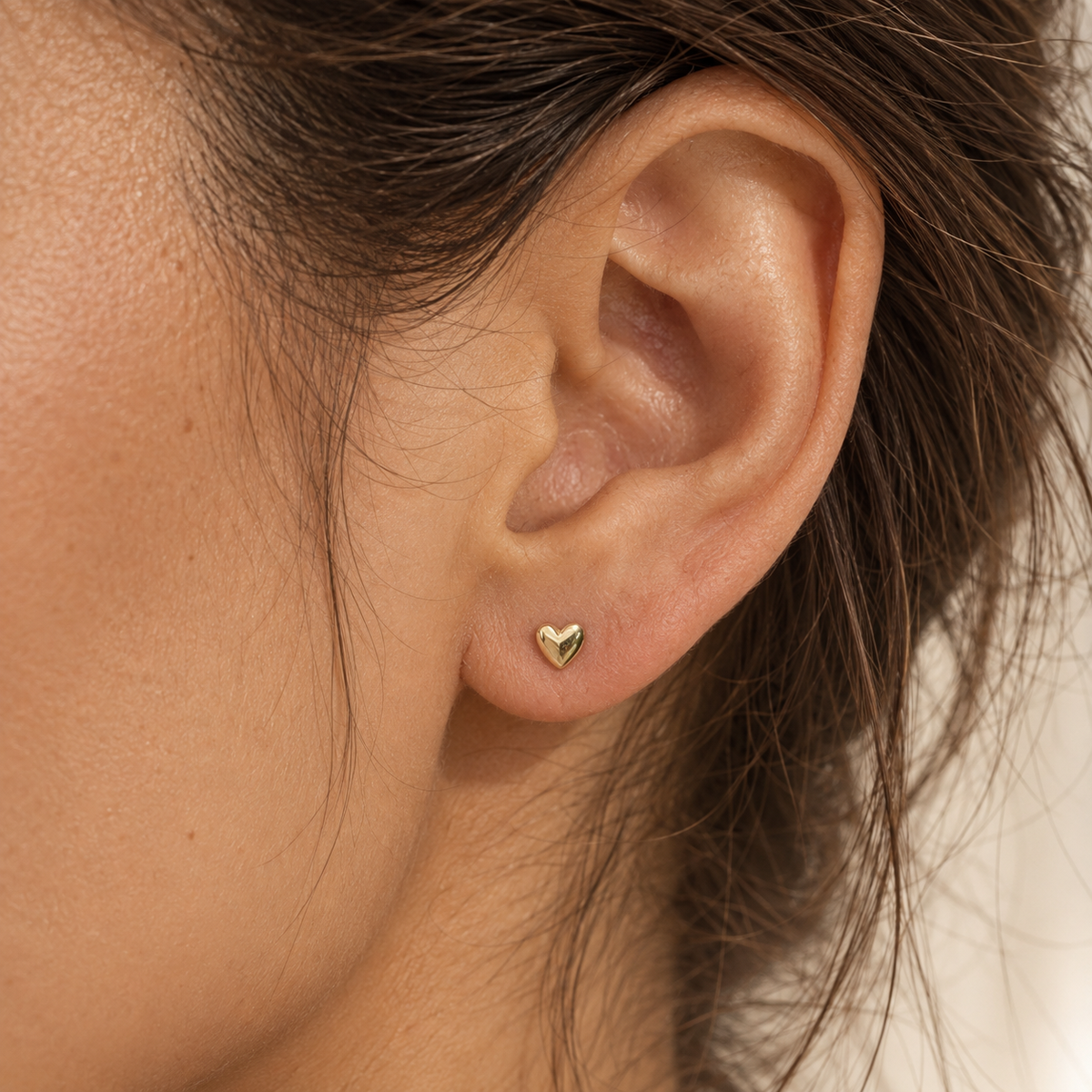 Amour Heart Studs
