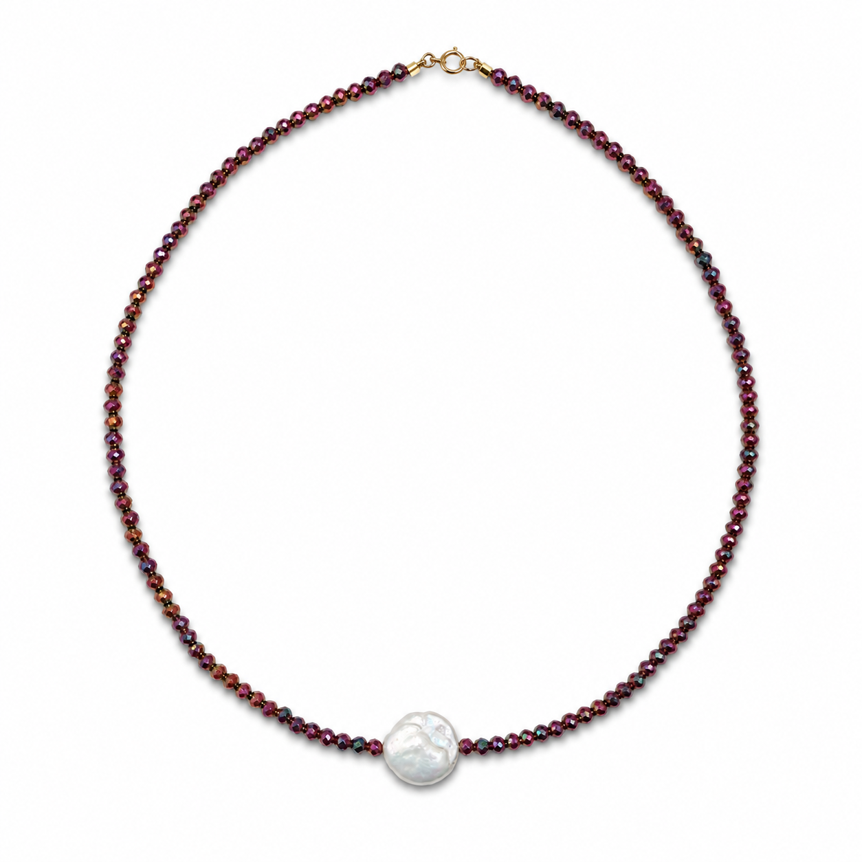 Collier Harmonie Tourmaline Dorée