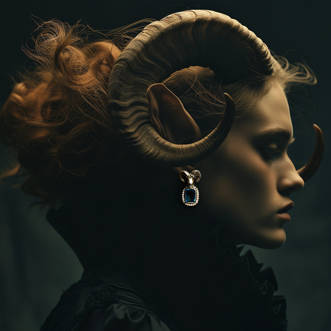 Boucles d'oreilles Bélier