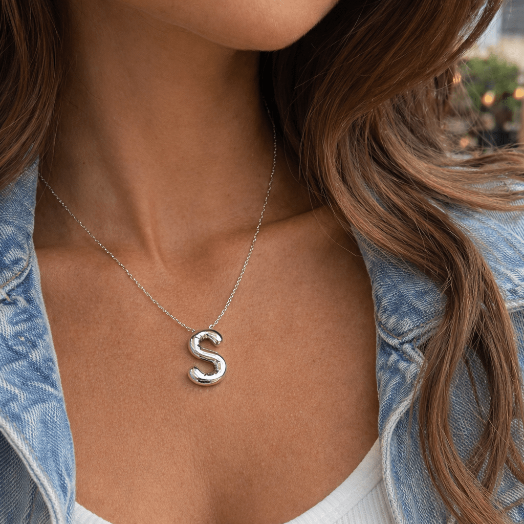 Balloon Letter Necklaces - Necklace - Kia Concept Store