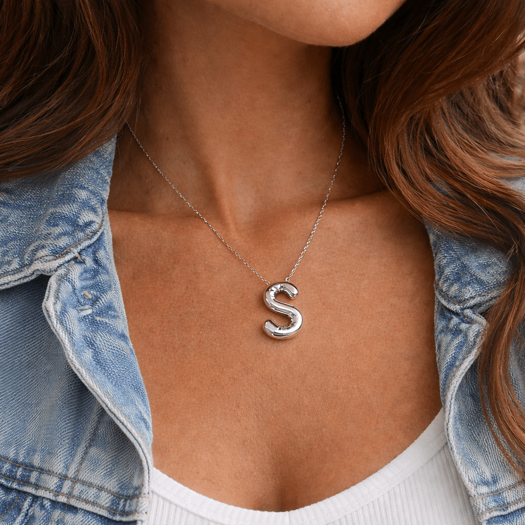 Balloon Letter Necklaces - Necklace - Kia Concept Store