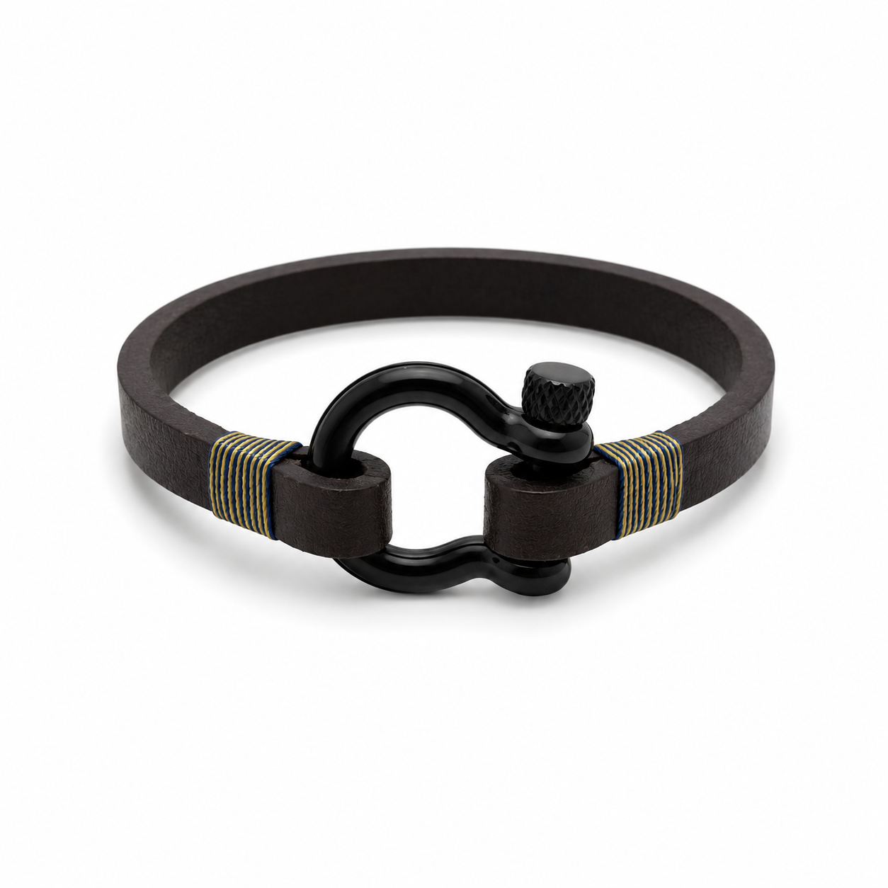 Blue Trim Flip-Lock Bracelet