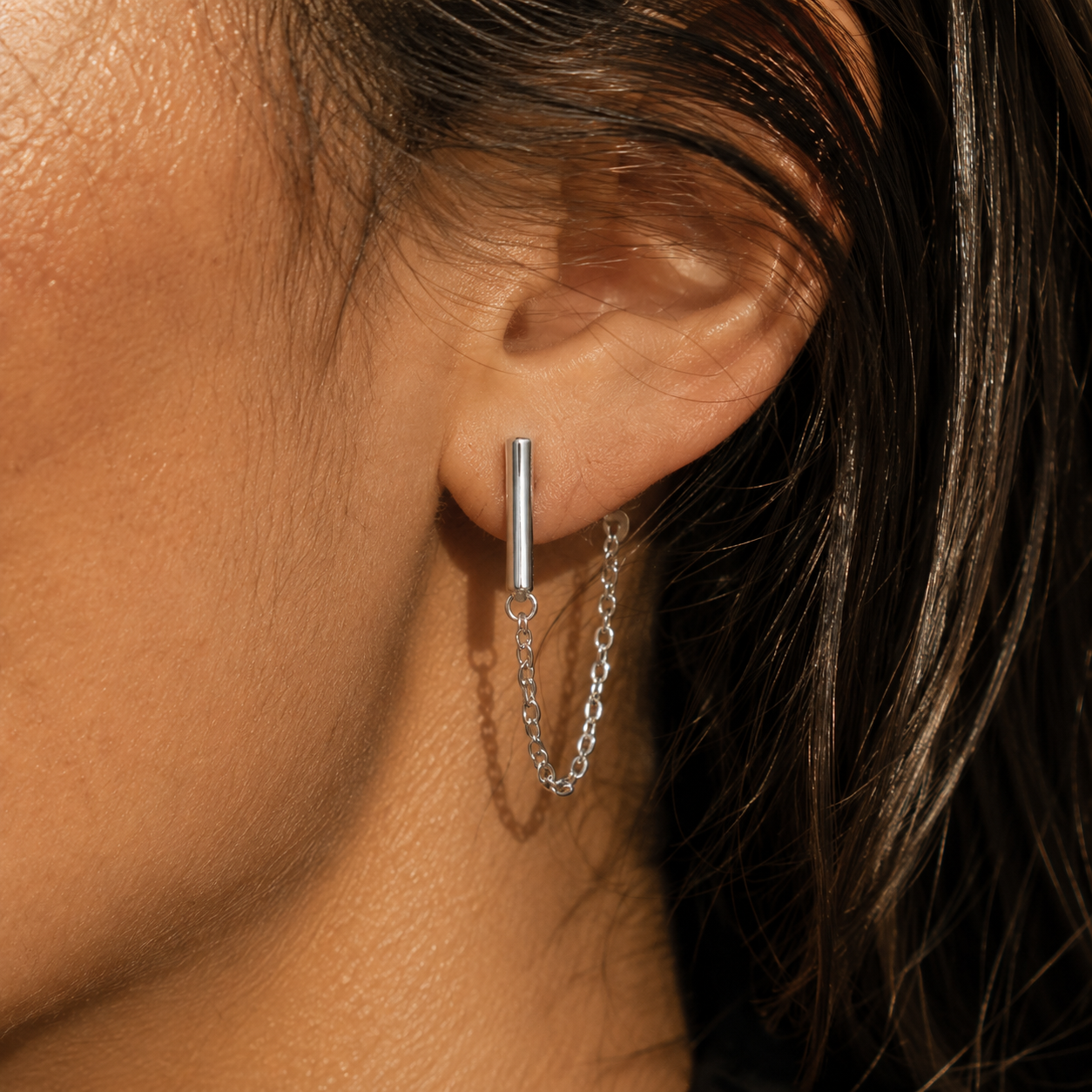 Boucles d'oreilles pendantes en cascade