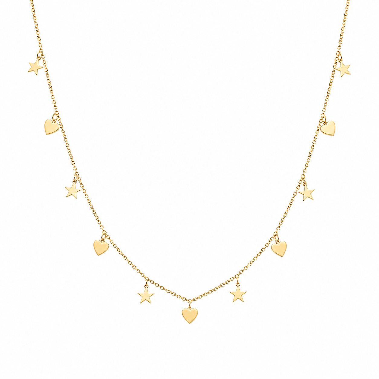 Celeste Hearts & Stars Necklace