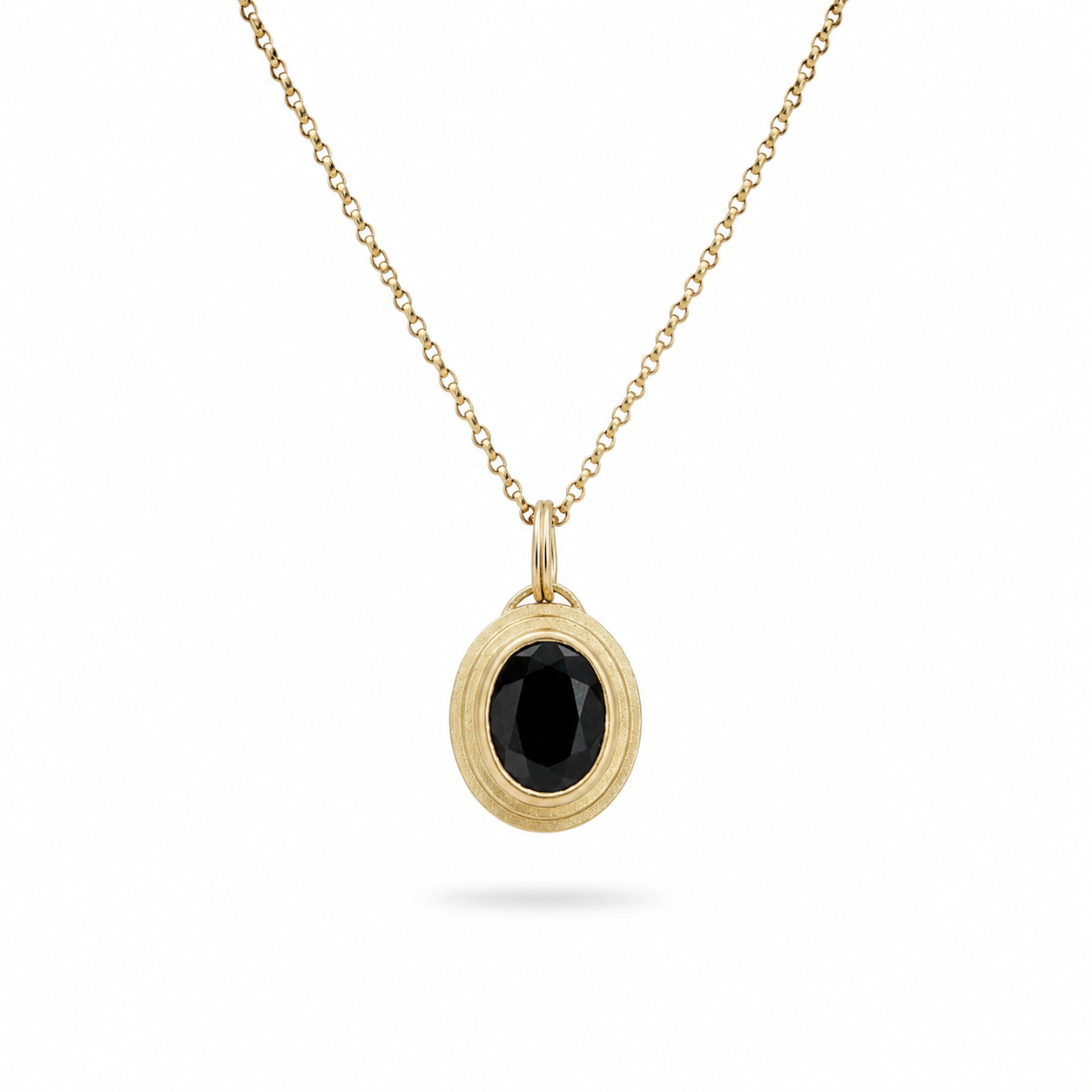 Sapphire Medallion Pendant