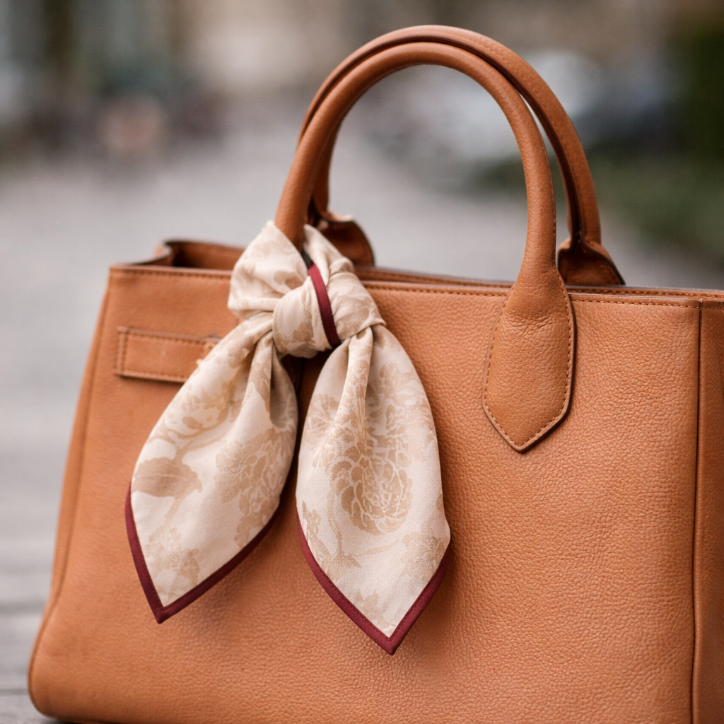 Red Gazelle Flower Bandana