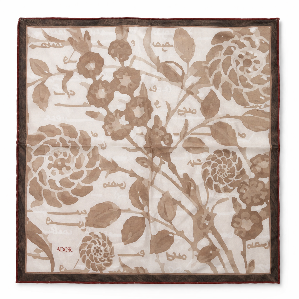 Red Gazelle Flower Bandana