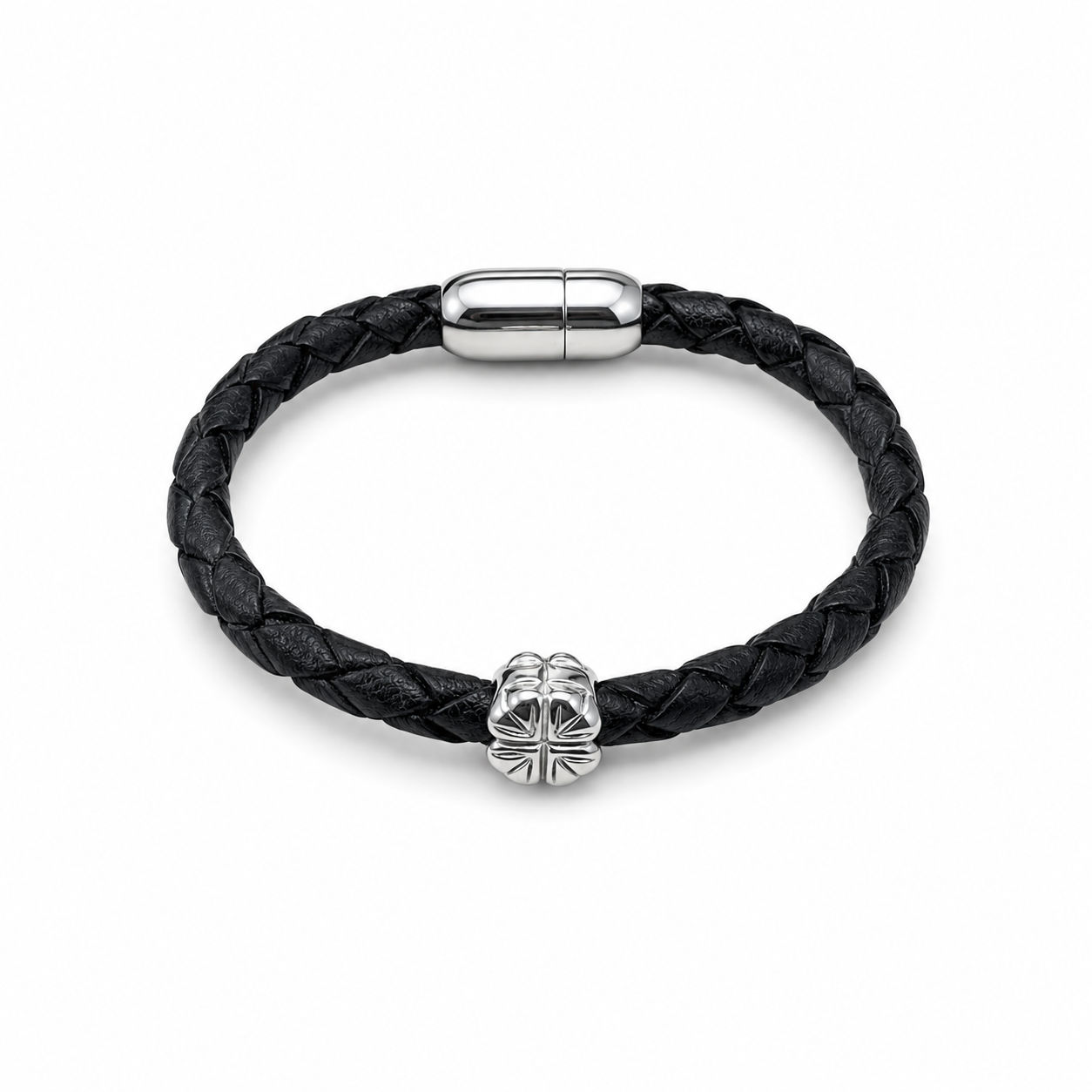 Clover Leather Bracelet