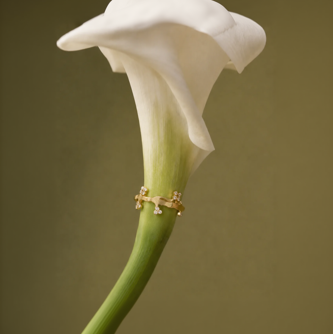 Golden Blossom Ring