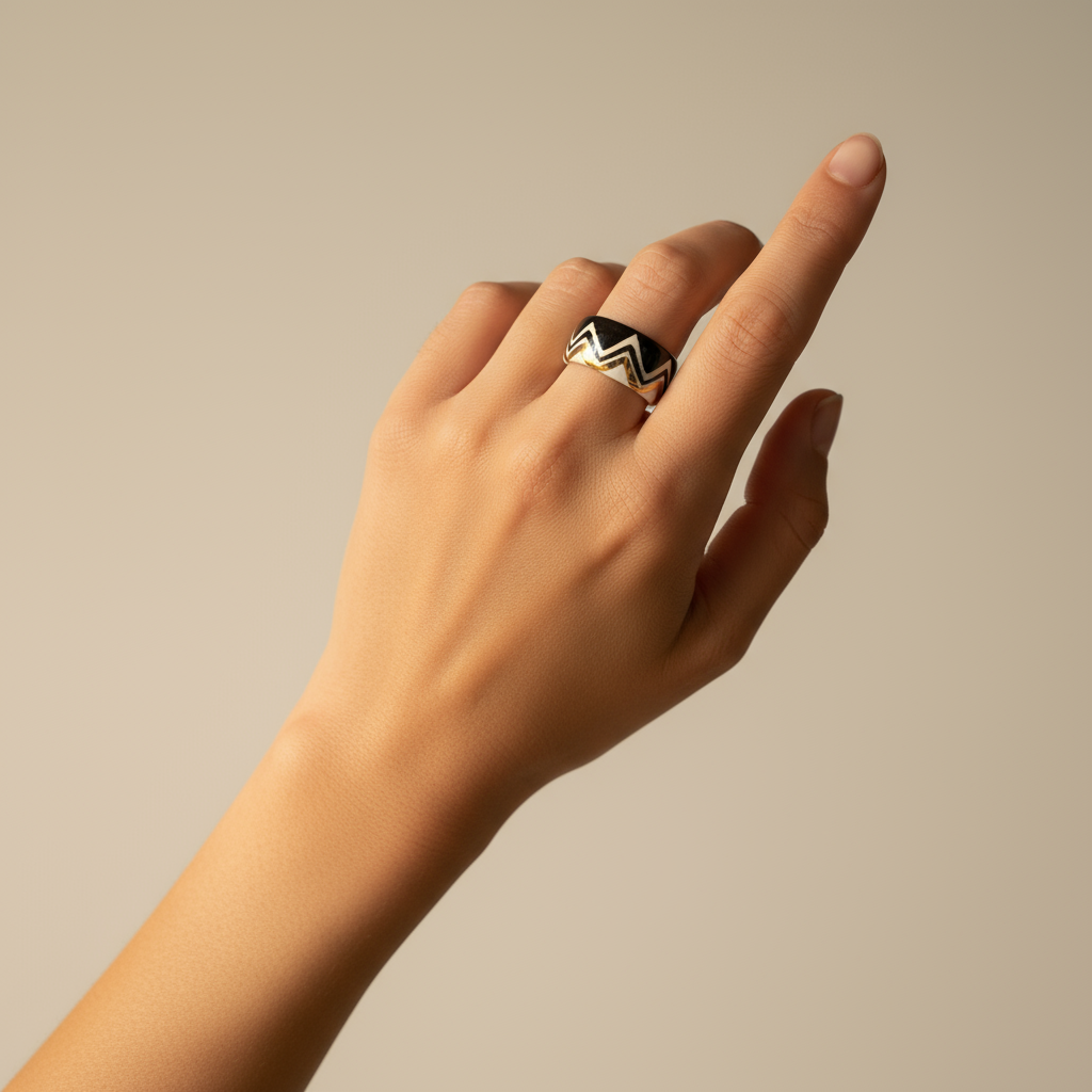 Ziggy Gold Ring