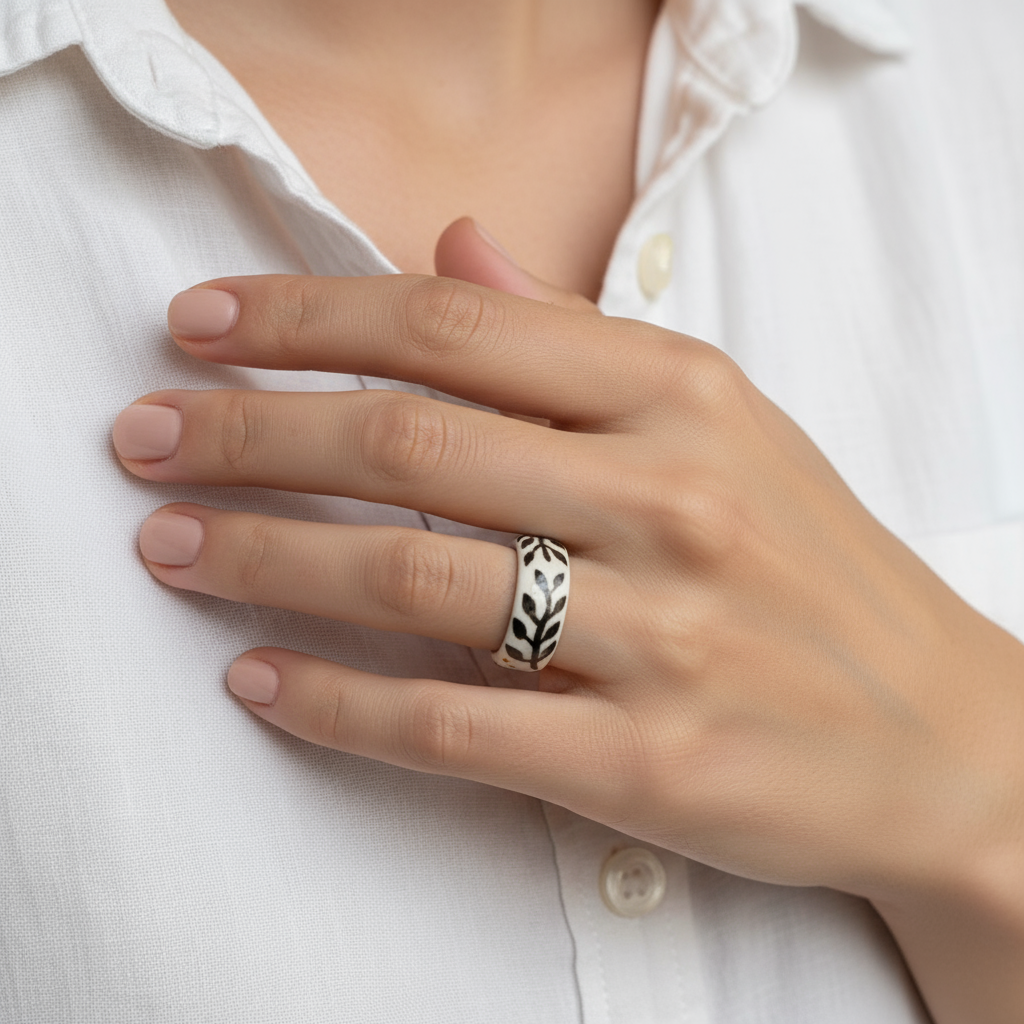 Midnight Vine Ring