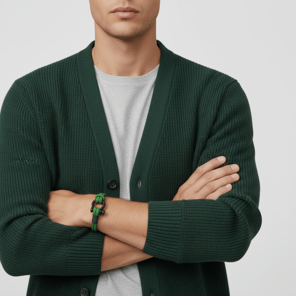 Green Flip - Lock Bracelet - Bracelet - Kia Concept Store