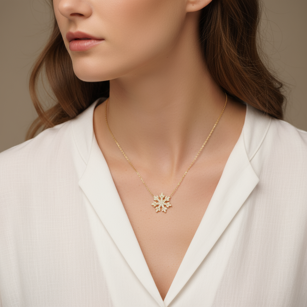 For Me Snowflake Necklace - Necklace - Kia Concept Store