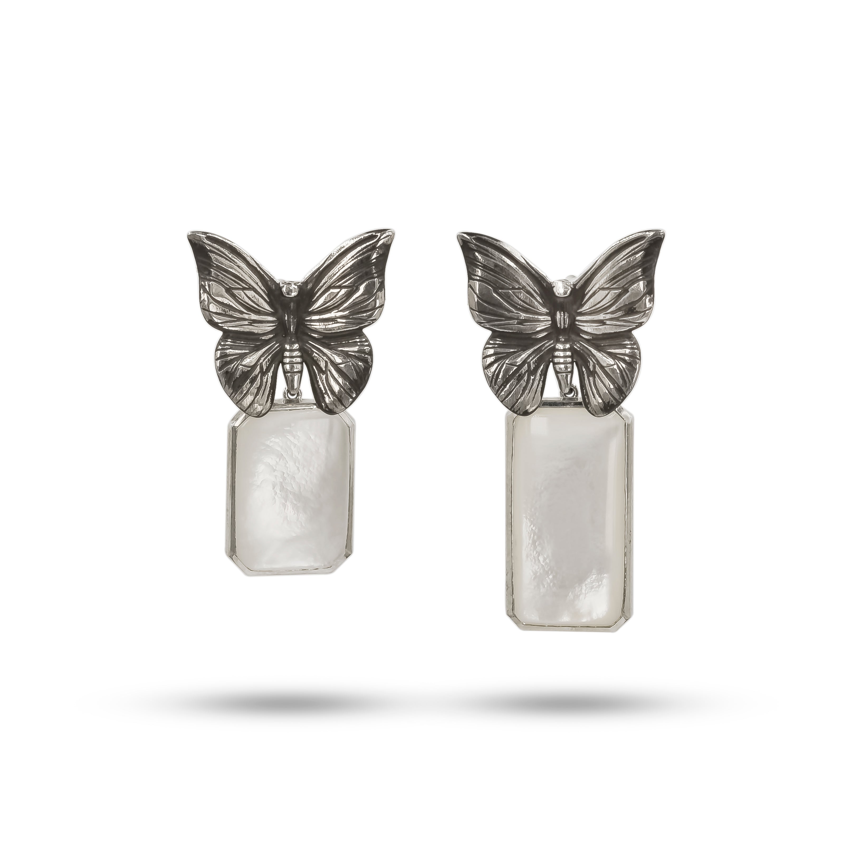 Butterfly Earrings - sterling silver earrings by Kia Concept