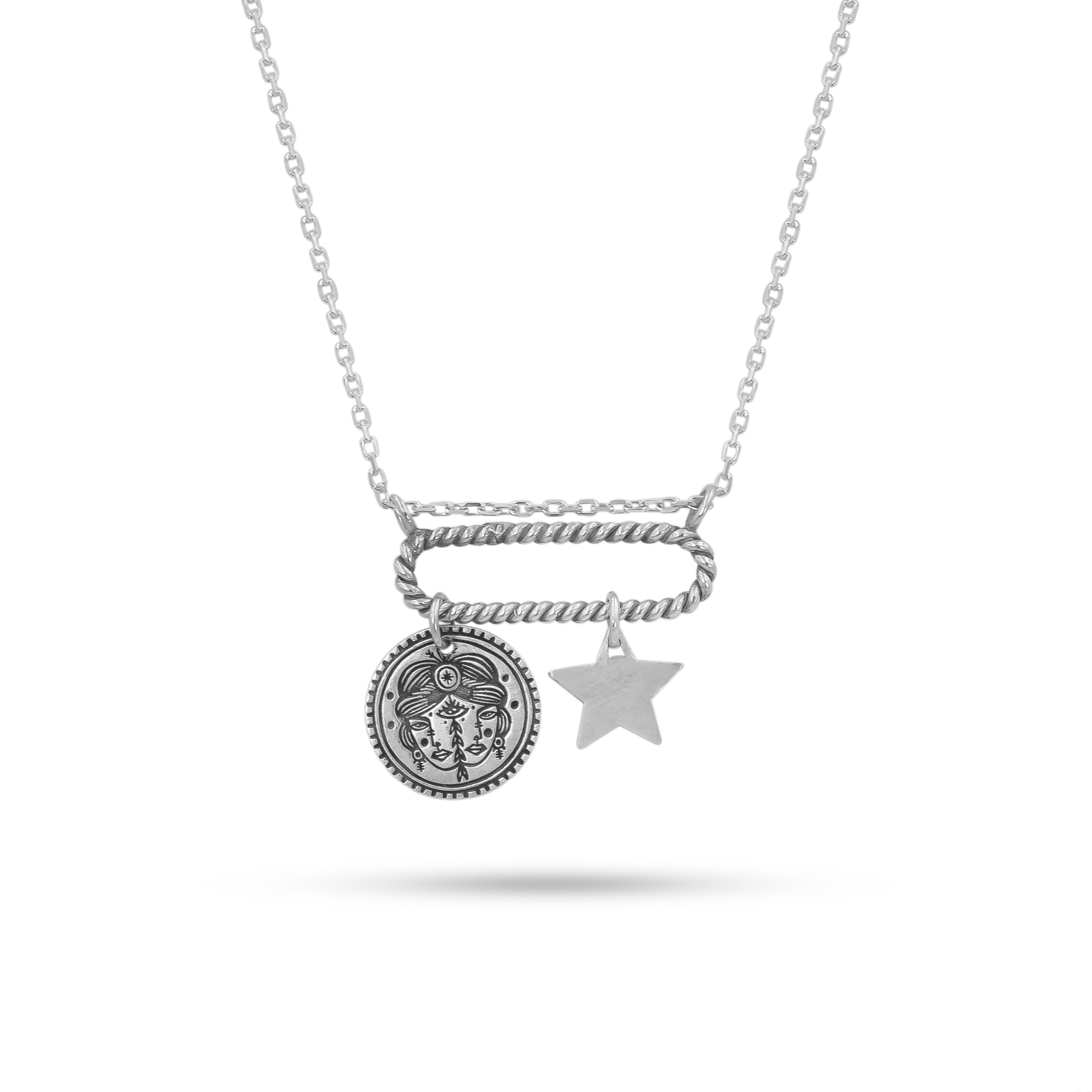 Persian Star Charm Necklace - Necklace - Kia Concept Store