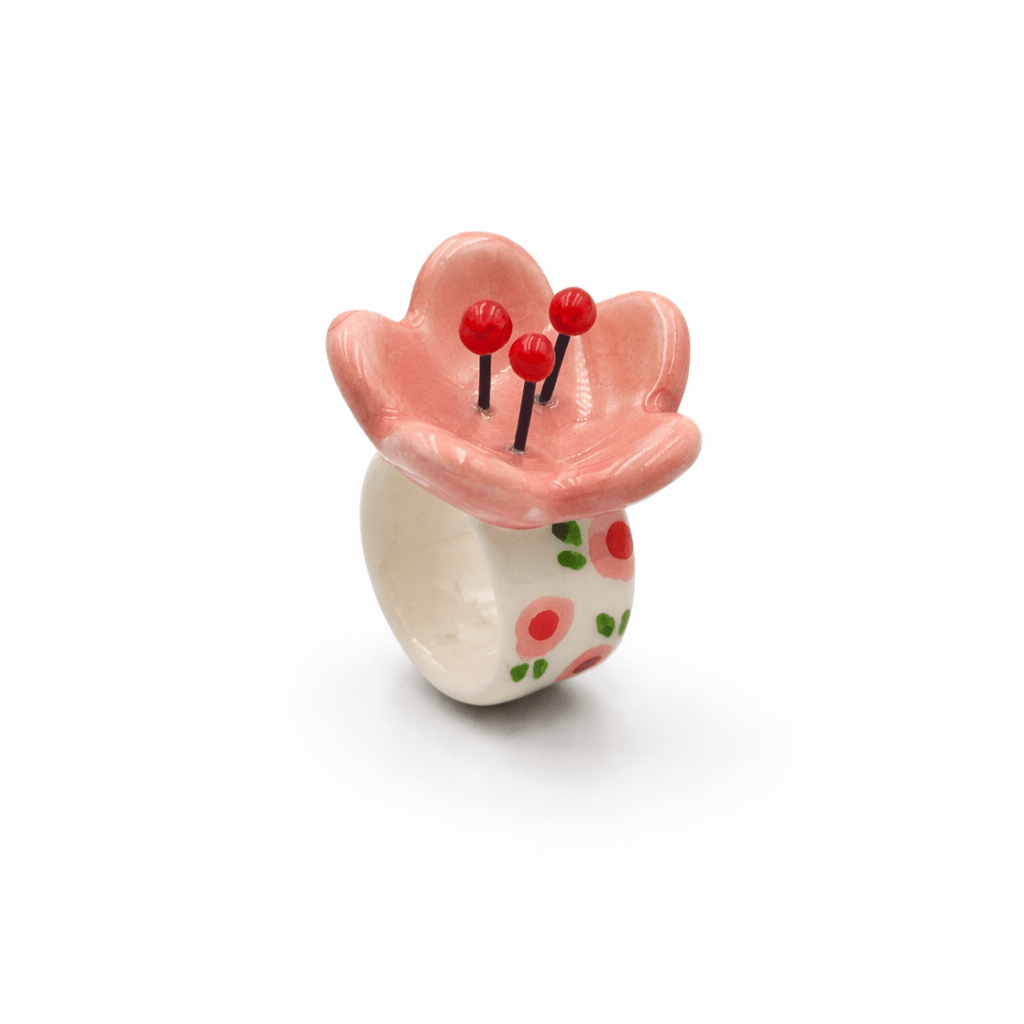 Kyoto Bloom Ceramic Ring - Ring - Kia Concept Store