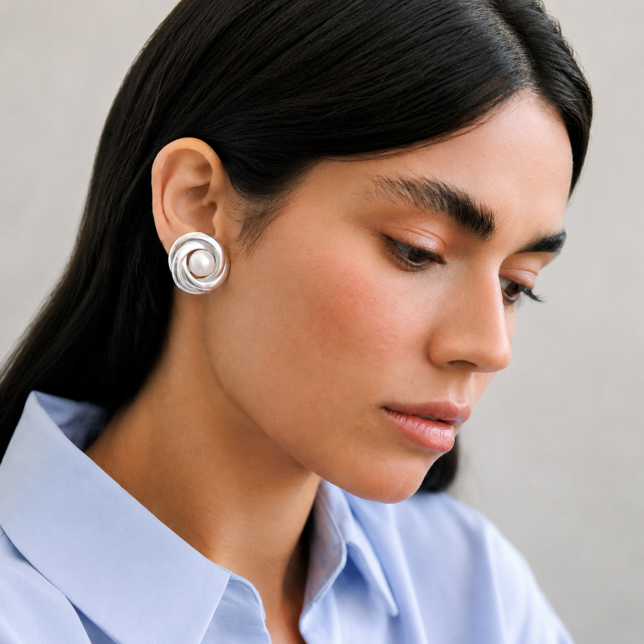 Domo Silver Earrings