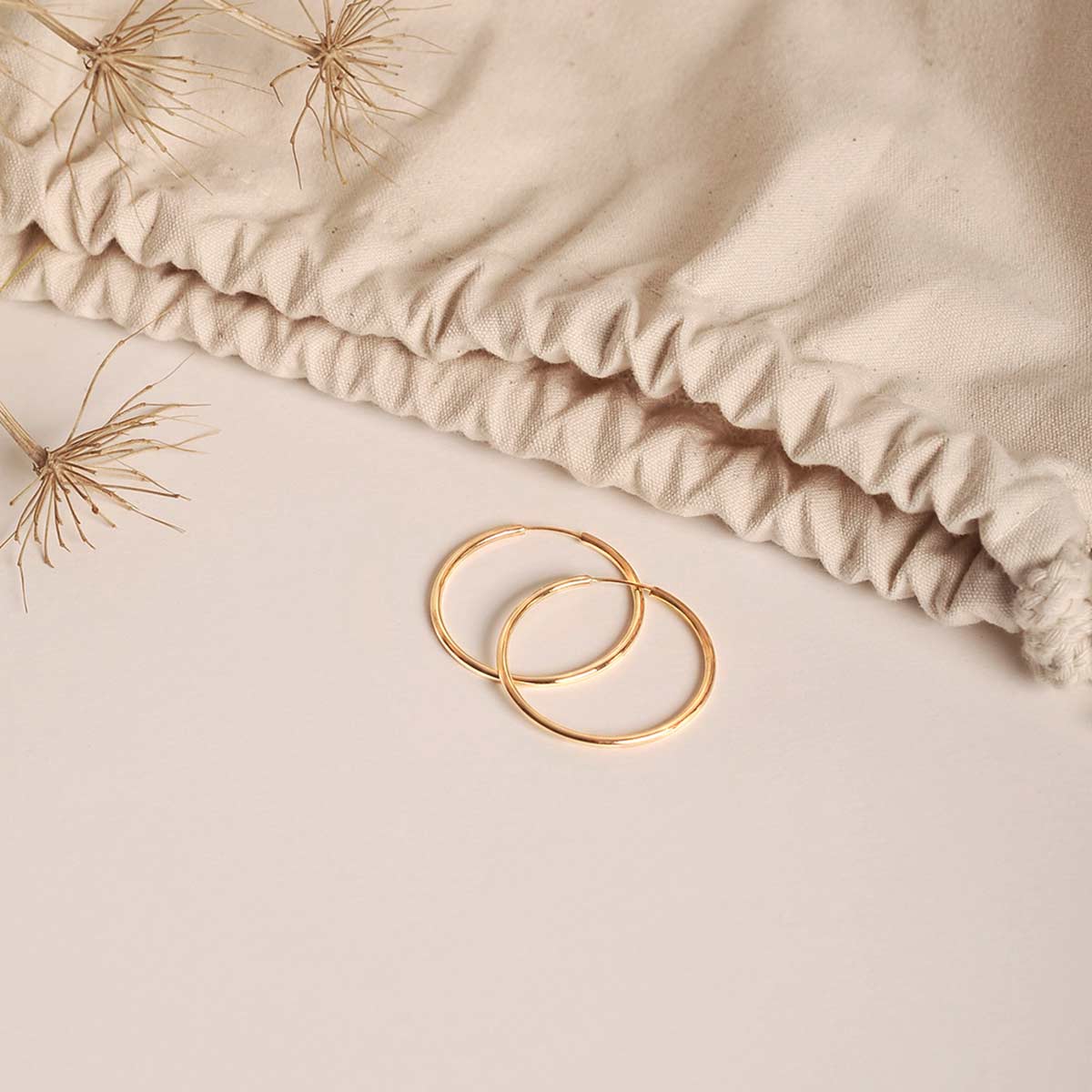Golden Halo Hoops - Earrings - Kia Concept Store
