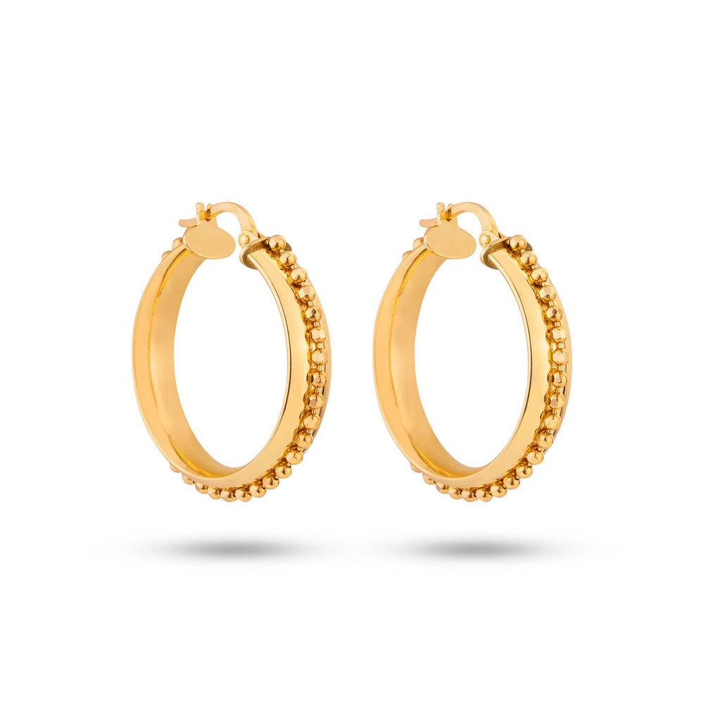 Luna Beaded Hoops