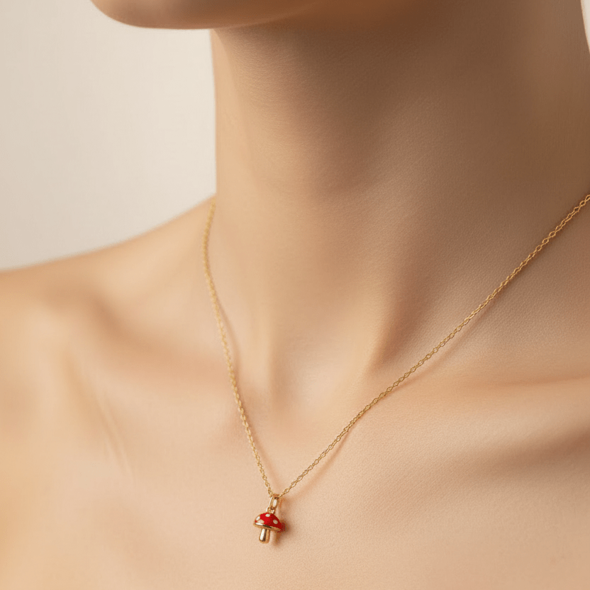 Enchanted Mushroom Necklace - Necklace - Kia Concept Store