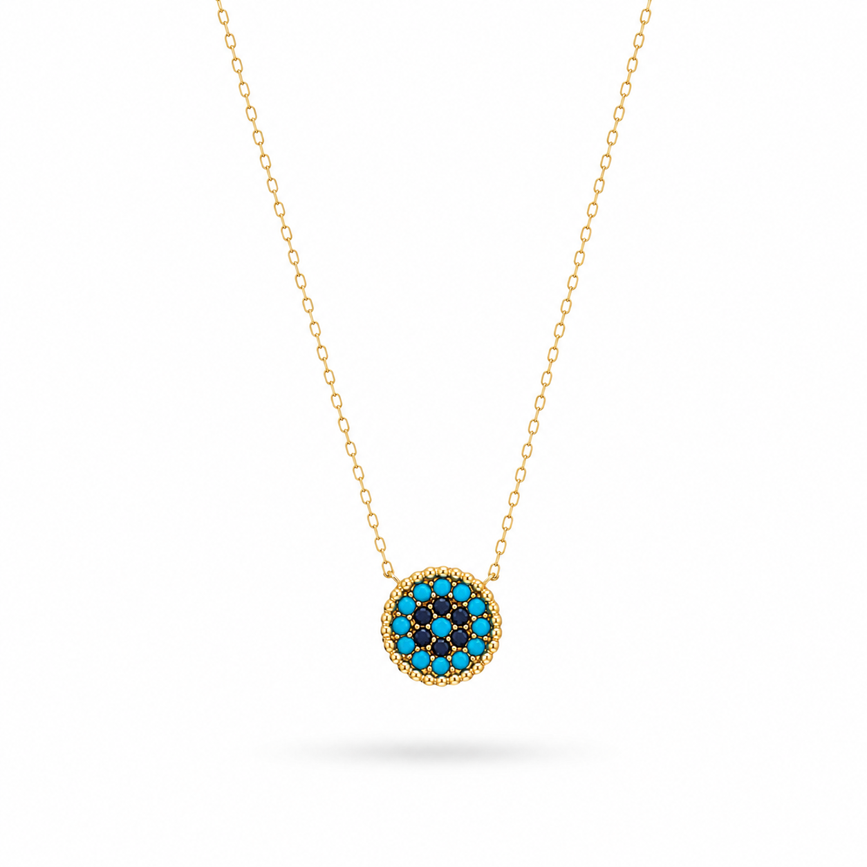 Evil Eye Medallion Necklace