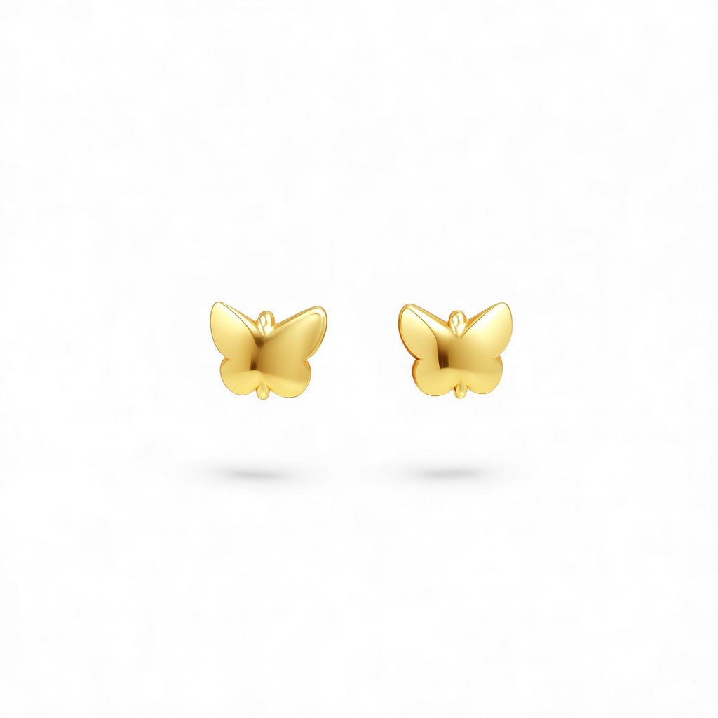 Golden Flutter Studs - Earrings - Kia Concept Store