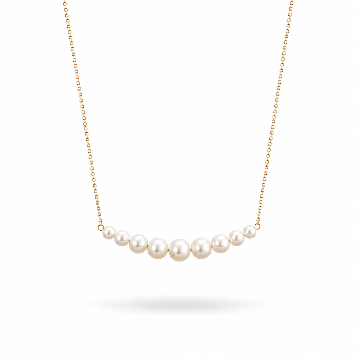 Gradual Pearl Necklace