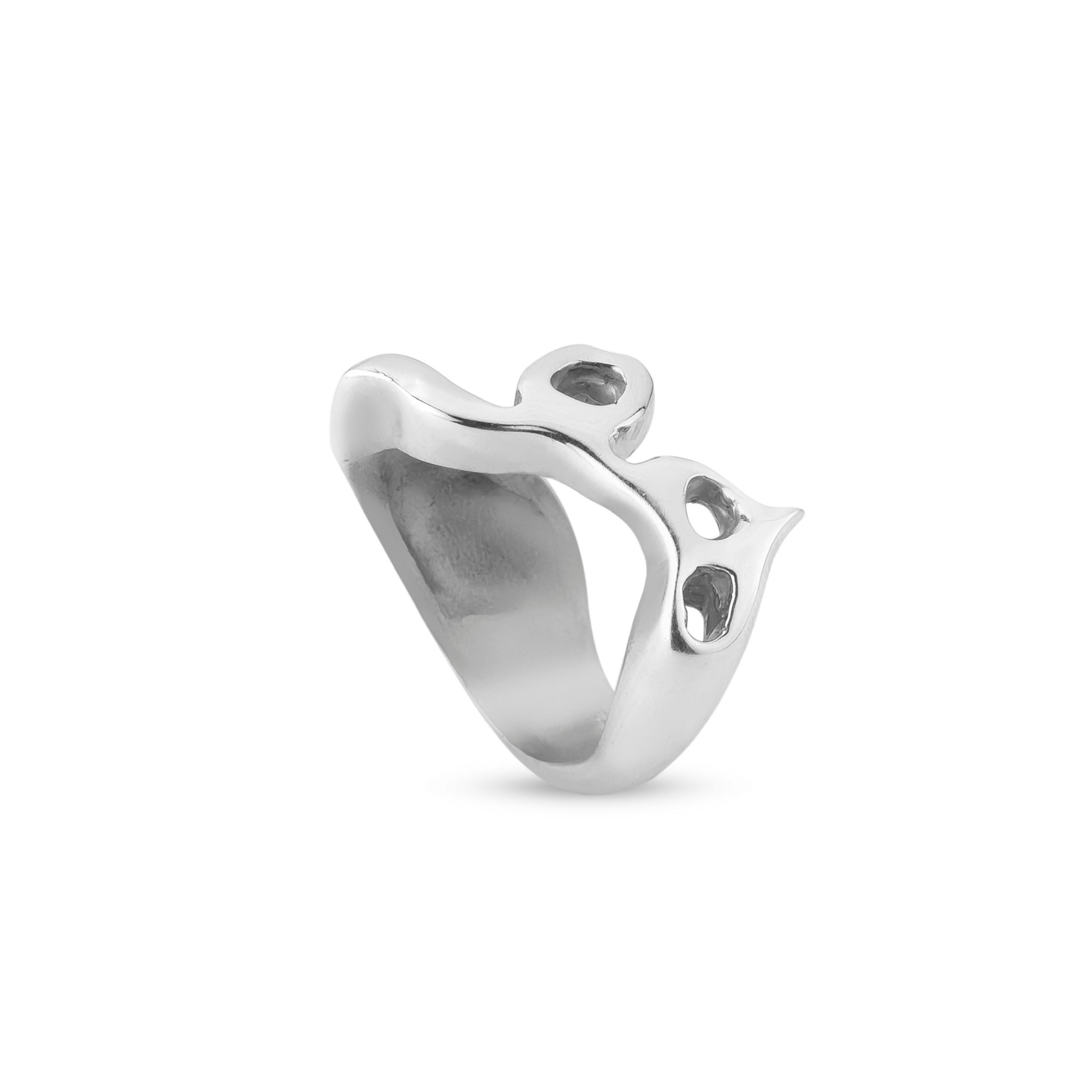 Hoo Ring - sterling silver jewelry by Kia Concept