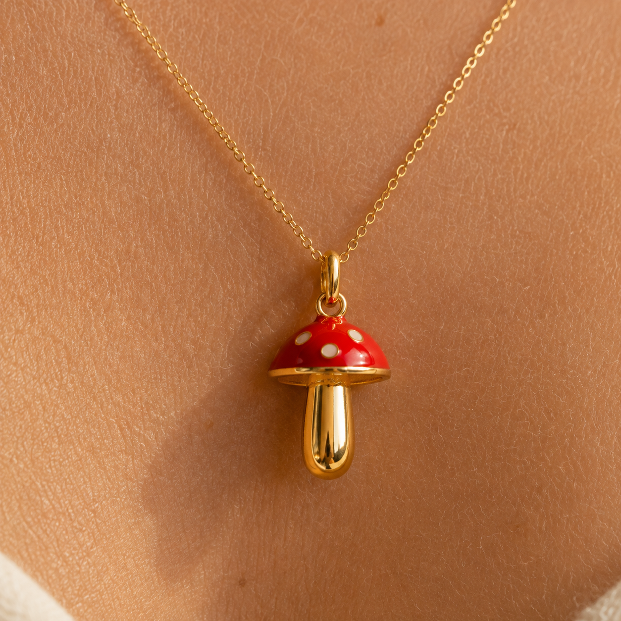 Enchanted Mushroom Necklace