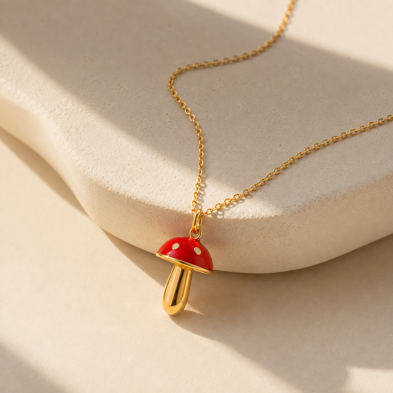 Enchanted Mushroom Necklace