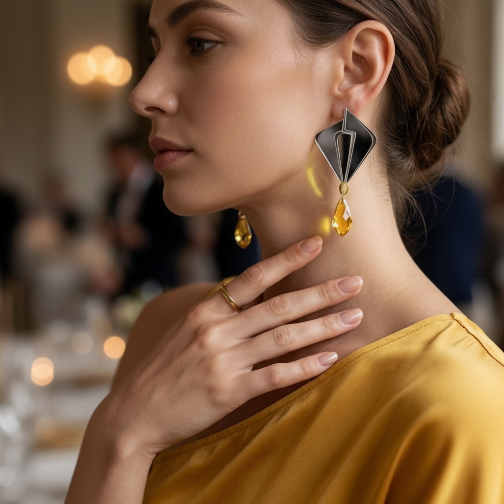 Lily Crystal Earrings