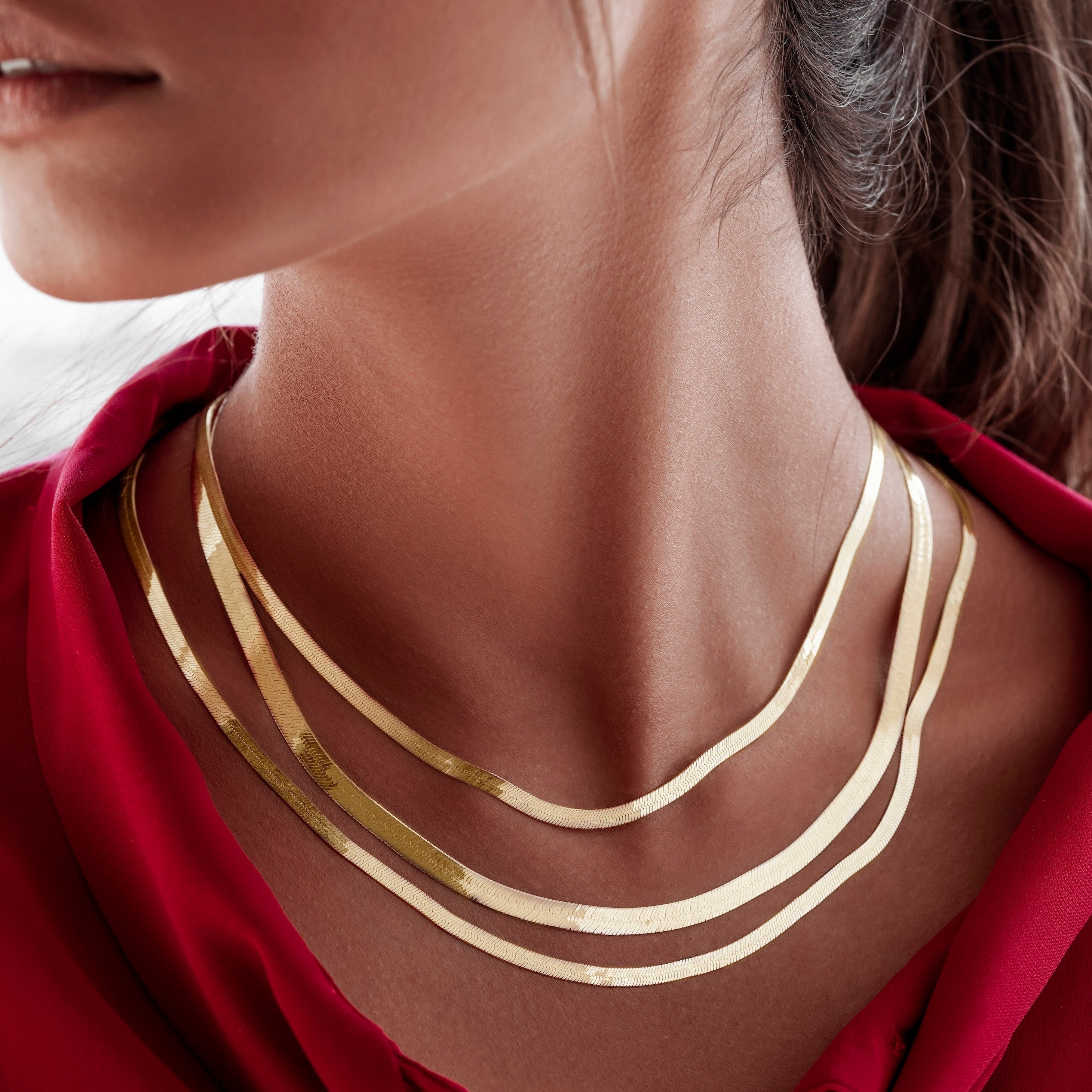 Golden Herringbone Collection