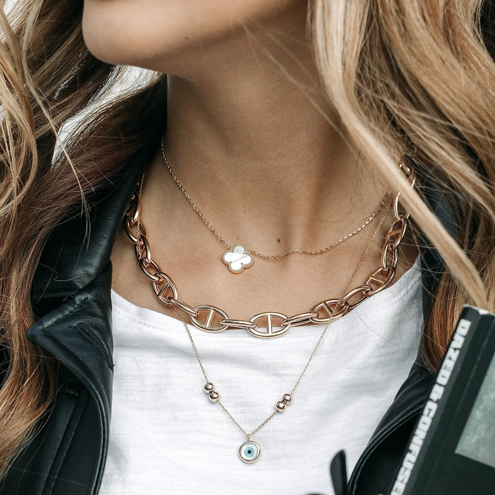 Celeste Clover Necklace - Necklace - Kia Concept Store