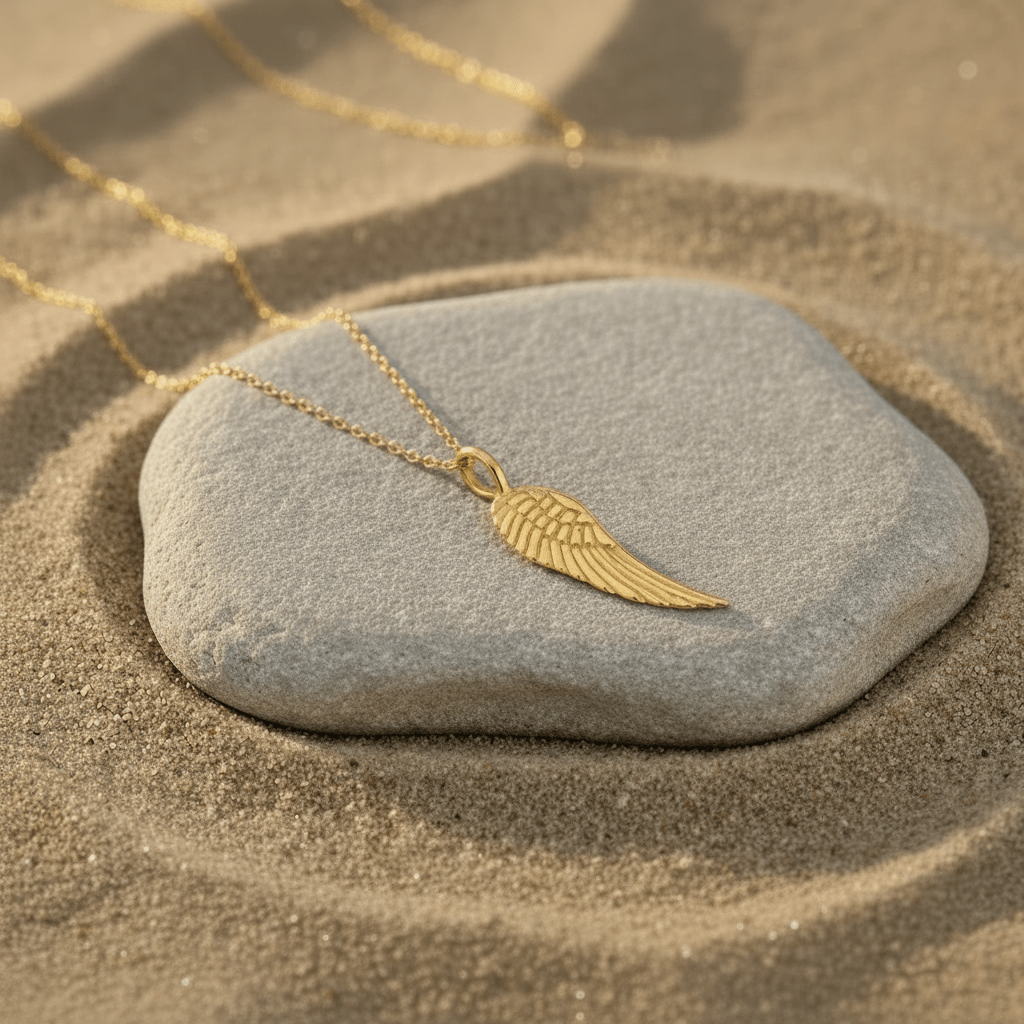 Golden Wing Necklace - Necklace - Kia Concept Store