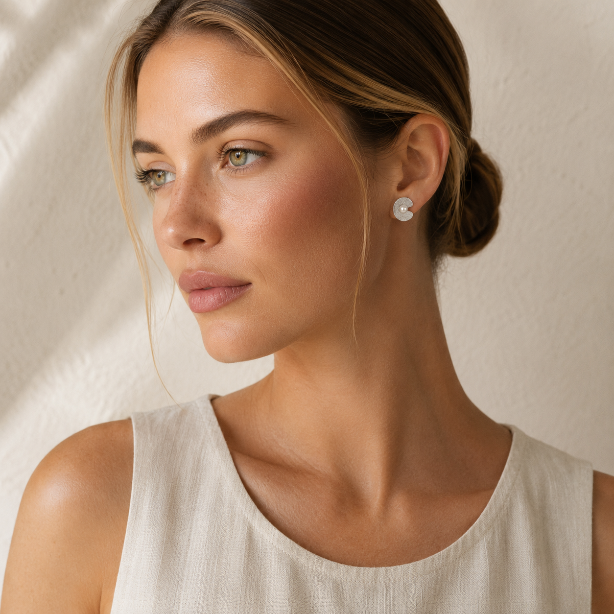 Clous d'oreilles Lily Pearl