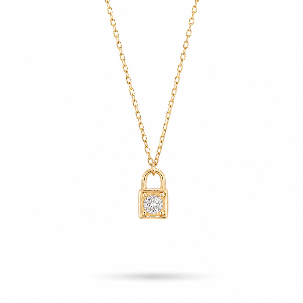 Lock Pendant Necklace