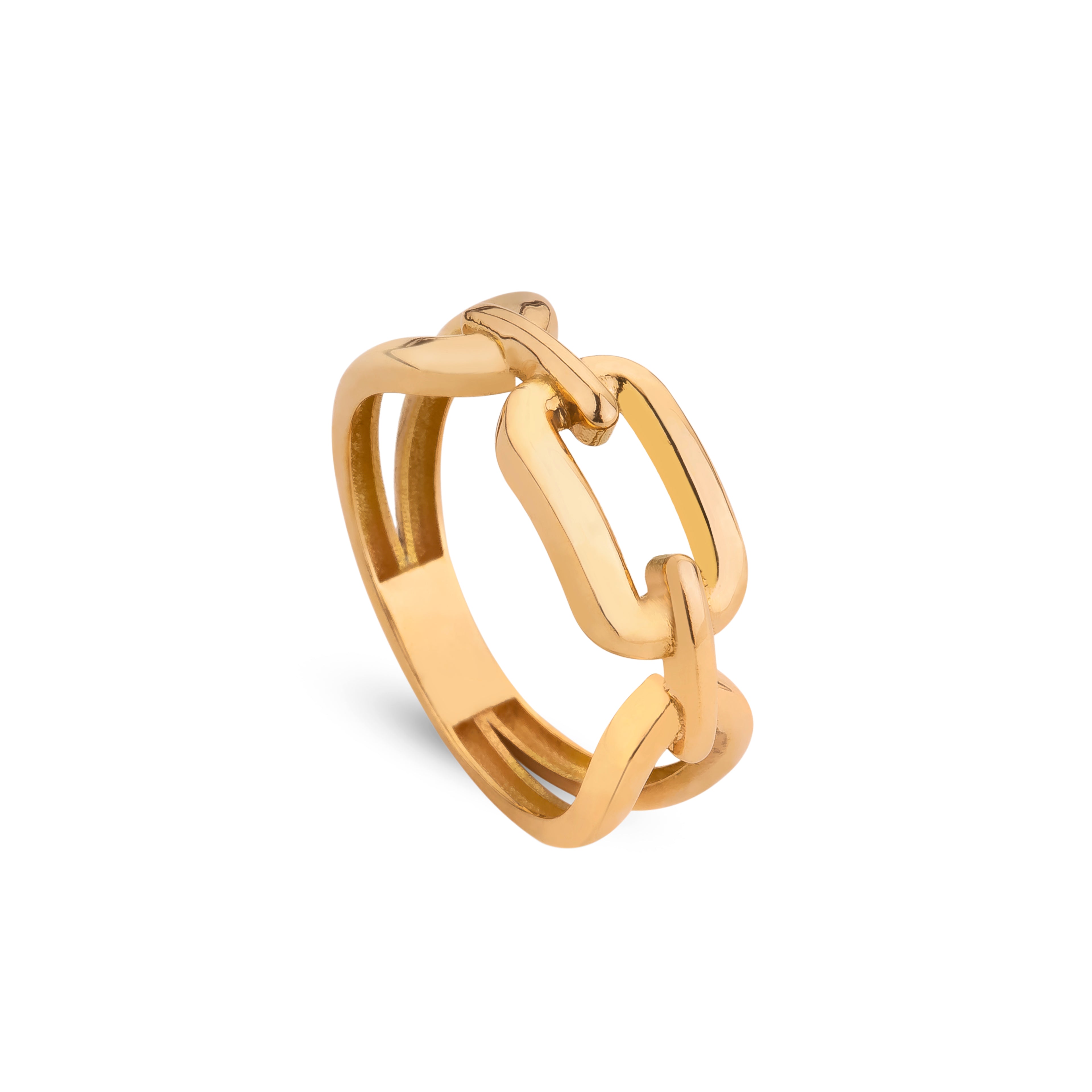Link 18K Gold Ring