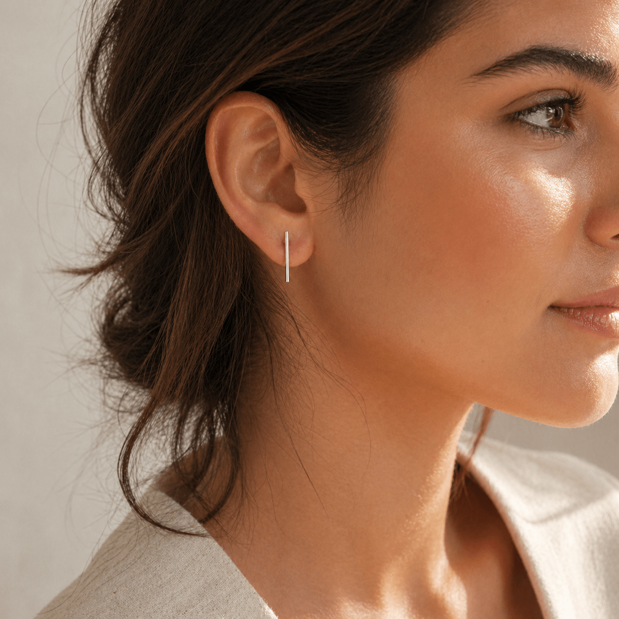Minimal Line Earrings - Earrings - Kia Concept Store