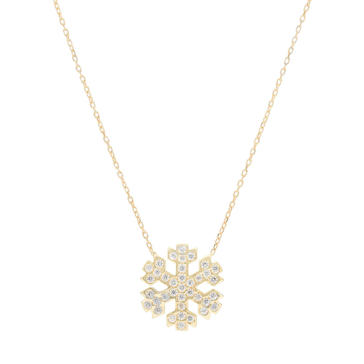 Dazzling Snowflake Necklace