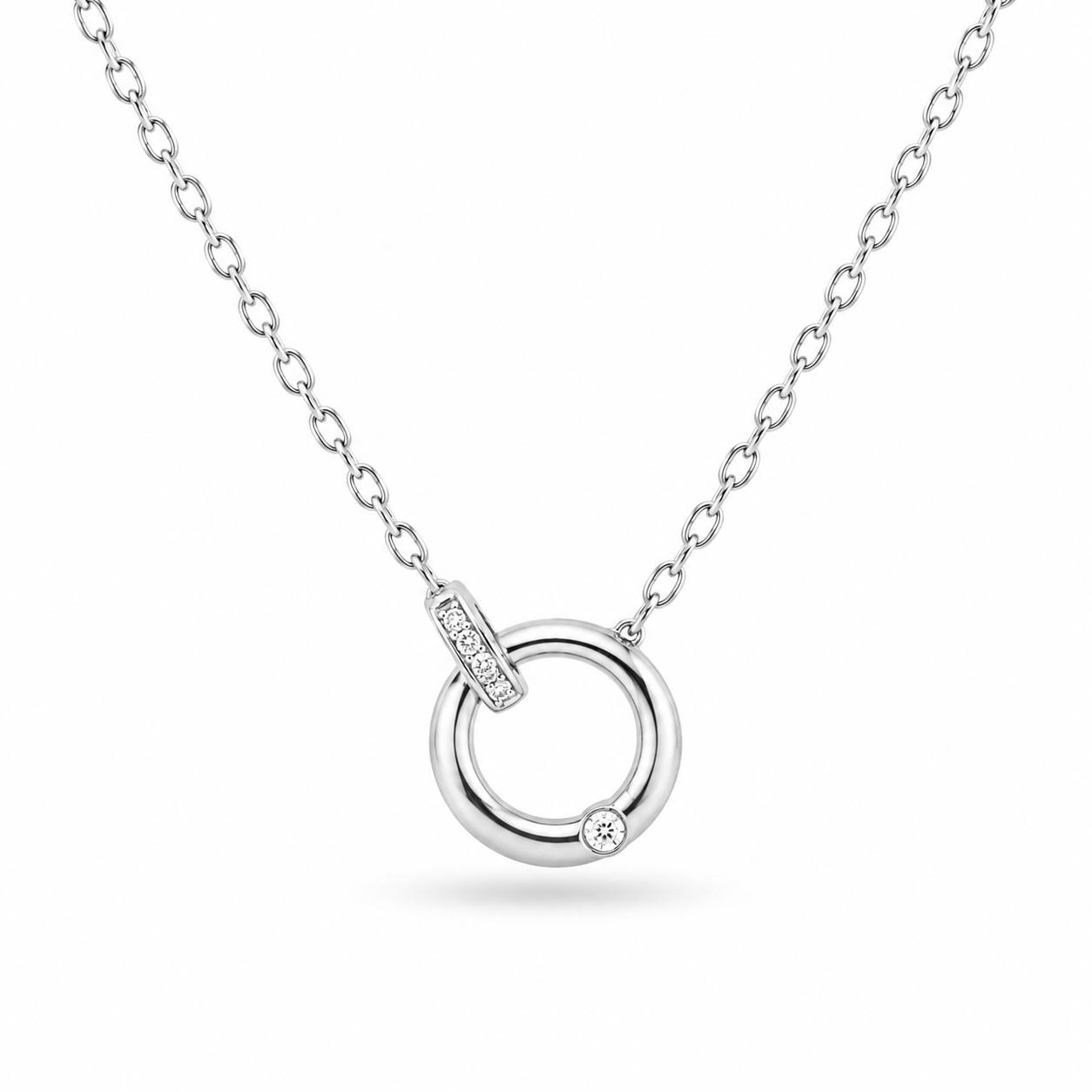 Orbit Silver Necklace