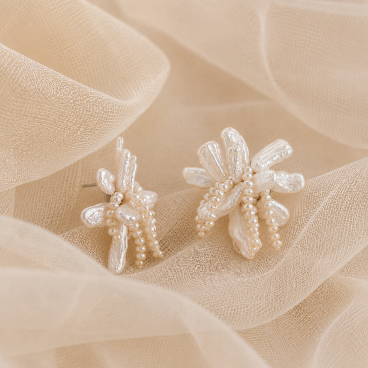 Parla Natural Pearl Earrings