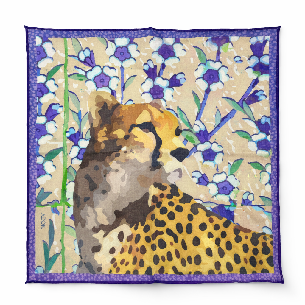 Persian Jaguar Bandana - Pocket Square - Kia Concept Store