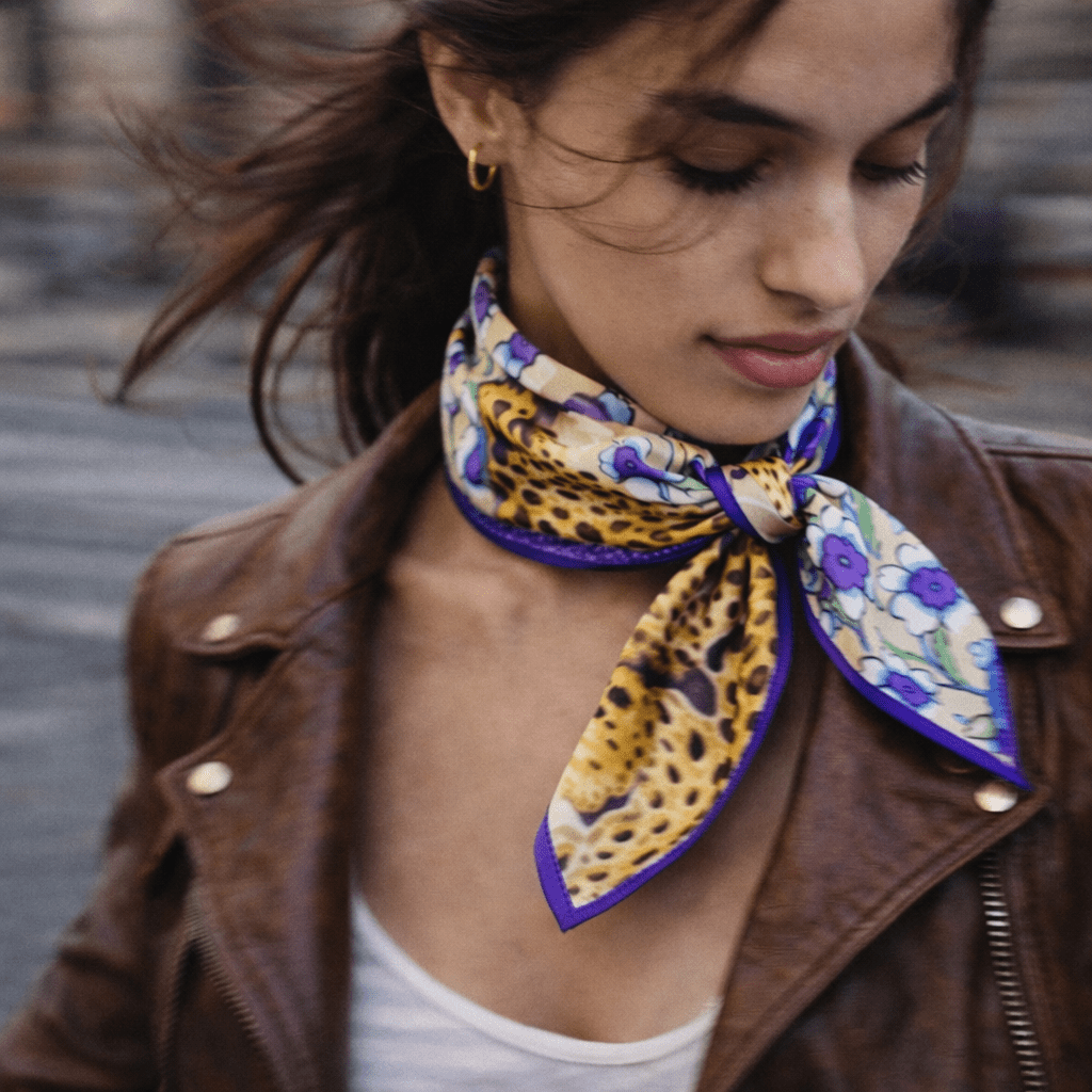 Persian Jaguar Bandana - Pocket Square - Kia Concept Store