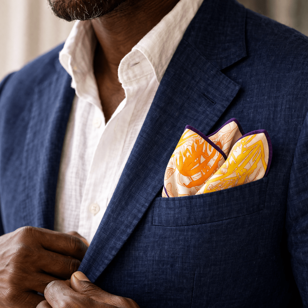 Shahdad Scarf - Pocket Square - Kia Concept Store