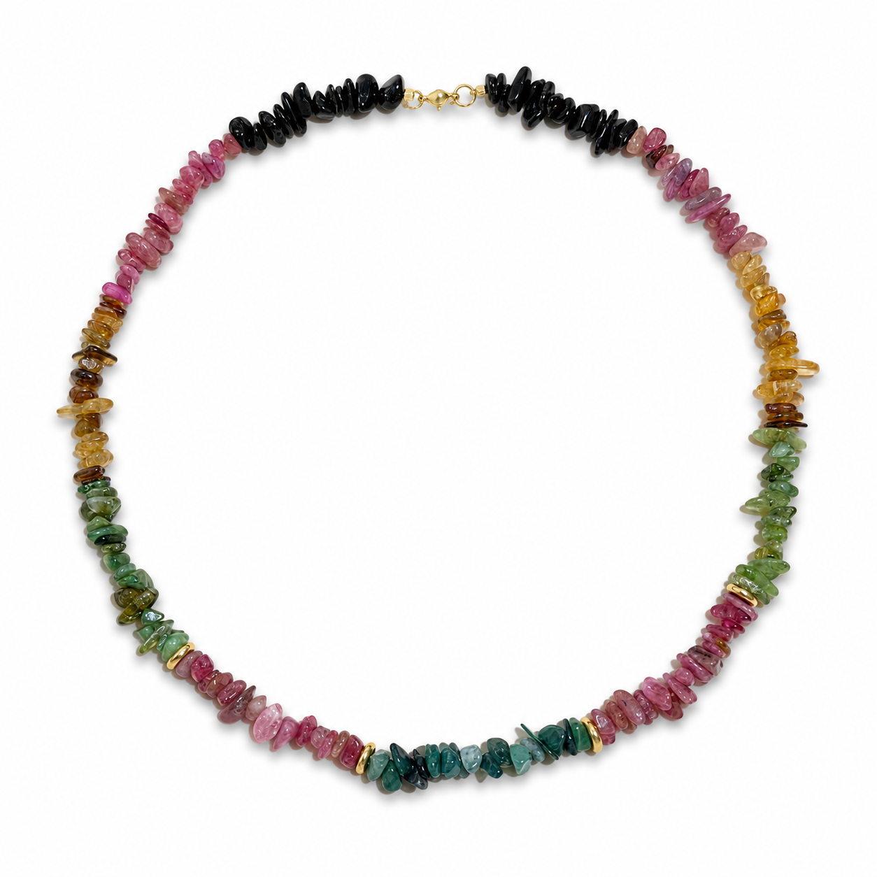 Collier Harmonie Tourmaline Dorée