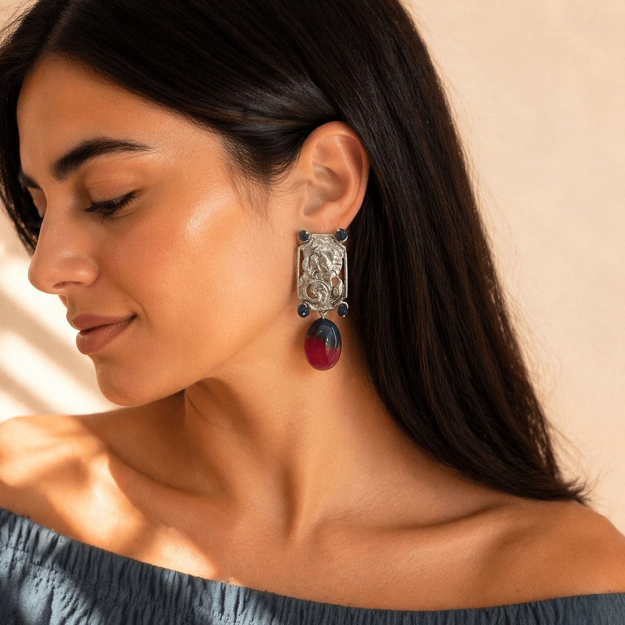 Verdant Flame Earrings - Earrings - Kia Concept Store