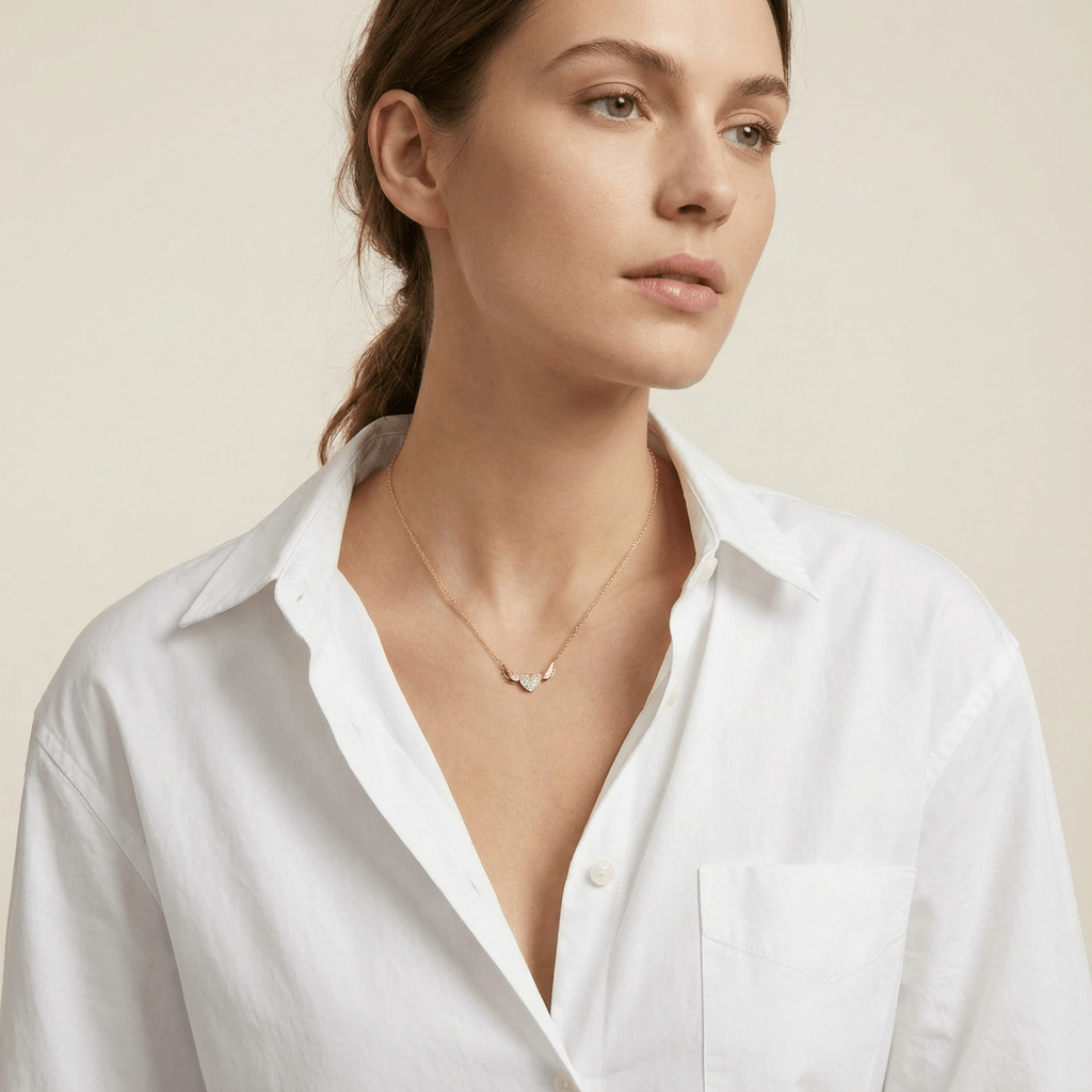 Winged Heart Necklace - Necklace - Kia Concept Store